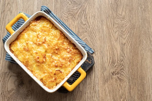 Dauphinois gratin πατάτας — Φωτογραφία Αρχείου