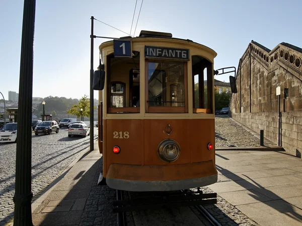 Tramcar in Porto. — ストック写真