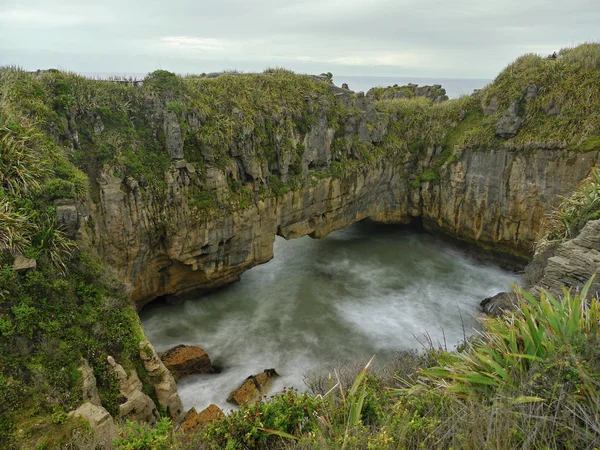 Punakaiki Panqueca Pedras — Fotografia de Stock