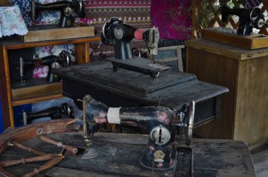 Antika bir iç ve çalışmak için bir yer