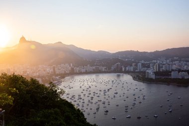 Sugar Loaf, Corcovado ve Guanabara Körfezi, Rio de Janeiro, Brezilya