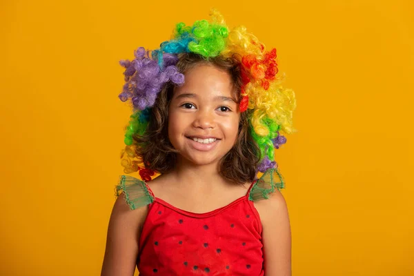 Hermoso Niño Feliz Vestido Para Fiesta Carnaval — Foto de Stock