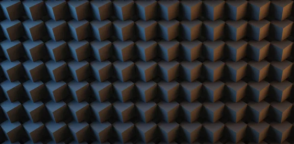 Абстрактный Цифровой Фон Трехмерных Кубов Рендеринг — стоковое фото