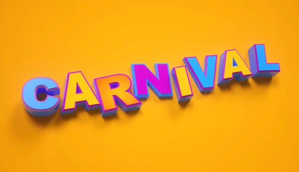 Karneval Eller Karneval Färgglada Logotyp Rio Janeiro Mall För Utformning — Stockfoto