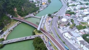 Rio de Janeiro, Brezilya 'nın hava manzarası.