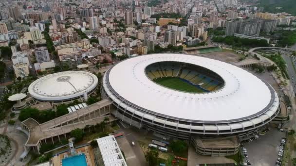 Rio Janeiro Brezilya Nın Hava Manzarası — Stok video