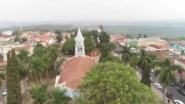 Vista Aérea Cidade Diurna — Vídeo de Stock