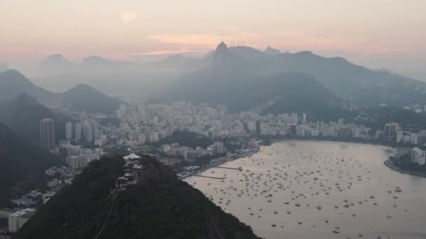 Vista Aérea Rio Janeiro Brasil — Vídeo de Stock