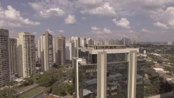 Ciudad Aérea Paisaje Urbano Durante Día — Vídeo de stock
