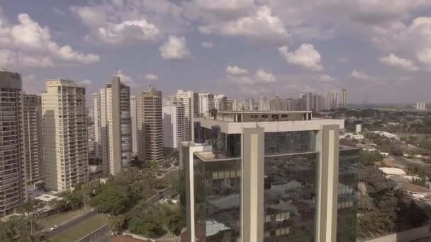 Ciudad Aérea Paisaje Urbano Durante Día — Vídeos de Stock