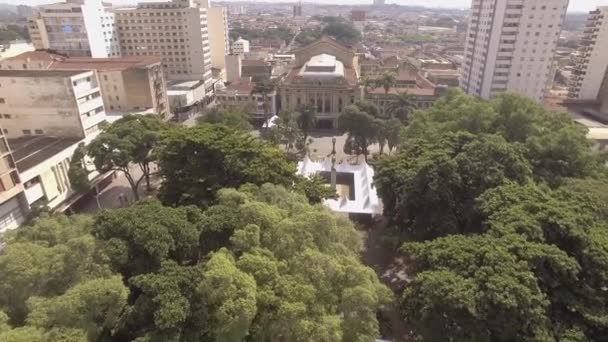 Cidade Aérea Paisagem Urbana Durante Dia — Vídeo de Stock