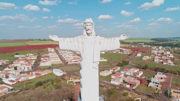 Sertaozinho Paulo Brazil Circa Σεπτέμβριος 2019 Αεροφωτογραφία Της Πόλης Sertaozinho — Αρχείο Βίντεο