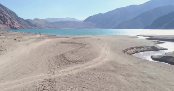 Veduta Aerea Del Paesaggio Marino Sfondo Naturale — Video Stock