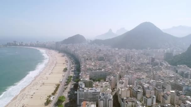Luchtfoto Van Rio Janeiro Brazilië — Stockvideo