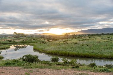 Kırsal doğa manzarası