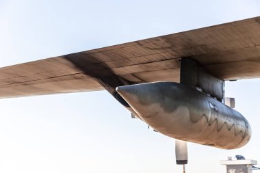 Vitria da Conquista, Bahia, Brezilya - Mayıs 2019: Askeri Uçak Herkül C-130 