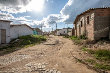 Brezilya 'daki tipik köy detayları.