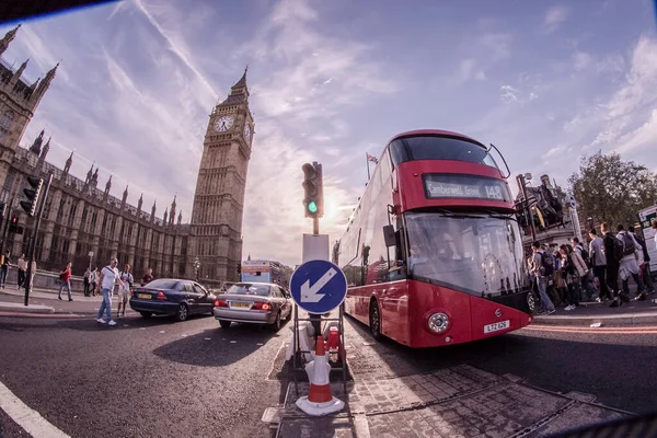 Big Ben Case Del Parlamento Londra Regno Unito — Foto Stock