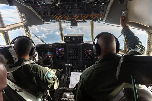 Vitria Conquista Bahia Brazil Circa May 2019 Interior Aircraft Hercules — 스톡 사진