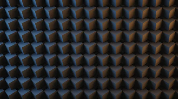 Абстрактный Цифровой Фон Трехмерных Кубов Рендеринг — стоковое фото