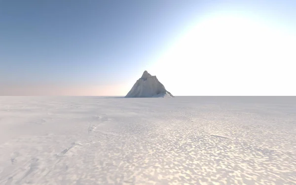 Simple Mountain 3D Scene