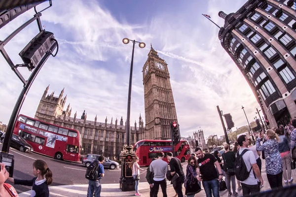 Big Ben Case Del Parlamento Londra Regno Unito — Foto Stock