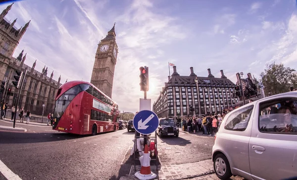 Big Ben Case Del Parlamento Londra Regno Unito — Foto Stock