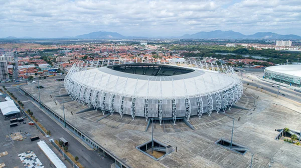 Fortaleza Ceara Brazylia Circa Octuber 2019 Aeria Widok Miasto Fortaleza — Zdjęcie stockowe