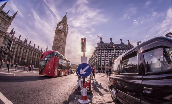 Big Ben Case Del Parlamento Londra Regno Unito — Foto Stock