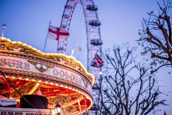 Regno Unito Londra Maggio 2016 London Eye Giostra Londra — Foto Stock