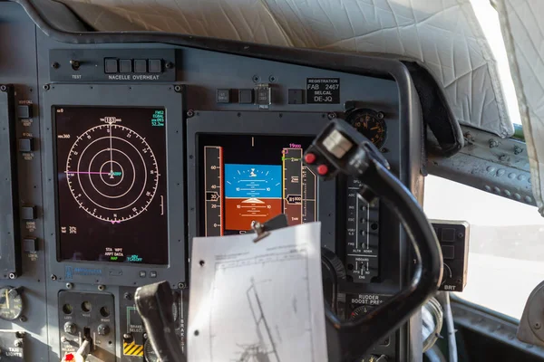 Vitria Conquista Bahia Brasil Circa Mayo 2019 Interior Del Avión — Foto de Stock