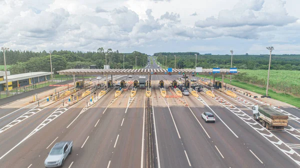 Ribeiro Preto Paulo Brazil Circa January 2019 Aerial Image Highway — Stock Photo, Image