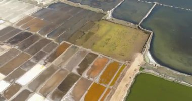 Tuz üretimli hava manzarası