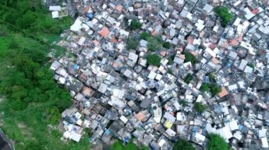 Rio de Janeiro, Brezilya 'nın hava manzarası.