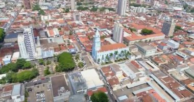 Brezilya 'nın Rio de Janeiro kentinin hava görüntüsü.