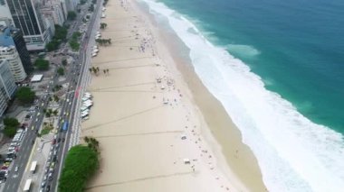 Rio de Janeiro, Brezilya 'nın deniz manzarası.