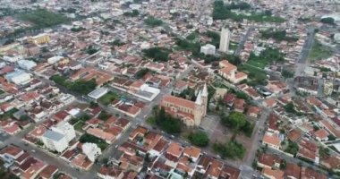 Brezilya 'nın Rio de Janeiro kentinin hava görüntüsü.