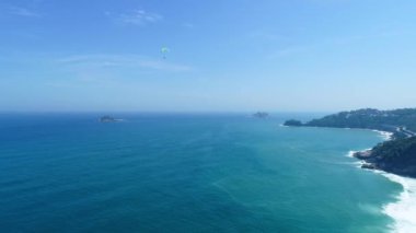 Rio de Janeiro, Brezilya 'nın deniz manzarası.