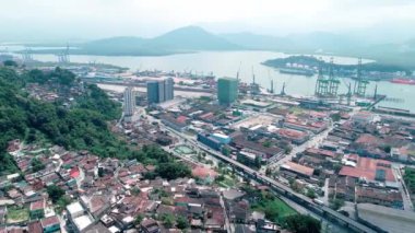 Rio de Janeiro, Brezilya 'nın hava manzarası.