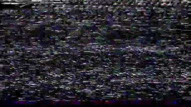 Kopyalama alanı olan siyah TV ekranı