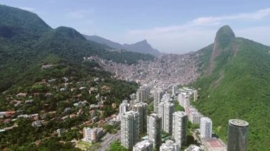 Rio de Janeiro, Brezilya 'nın hava manzarası.