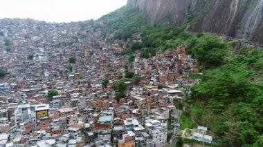 Rio de Janeiro, Brezilya 'nın hava manzarası.