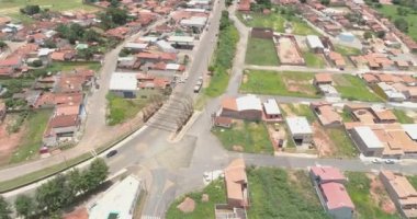 Brezilya 'nın Rio de Janeiro kentinin hava görüntüsü.