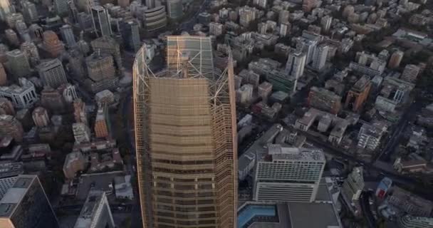 Vista Aérea Cidade Diurna — Vídeo de Stock