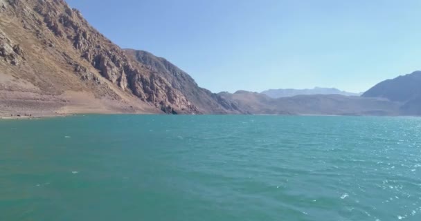 Flygfoto Över Havet Naturlig Bakgrund — Stockvideo