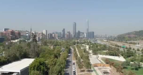 Vista Aérea Cidade Diurna — Vídeo de Stock