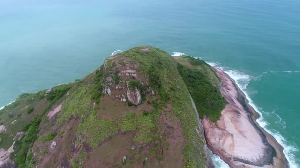 Vista Aerea Sul Mare Rio Janeiro Brasile — Video Stock