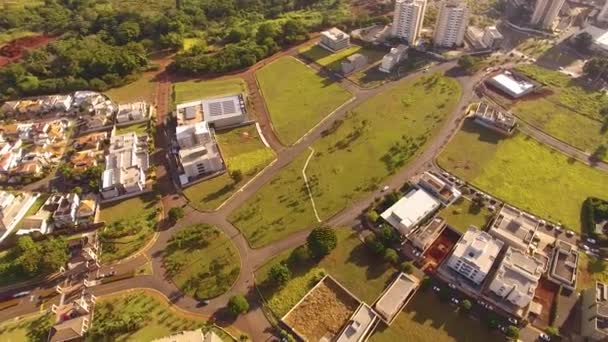 Vista Aérea Cidade Diurna — Vídeo de Stock