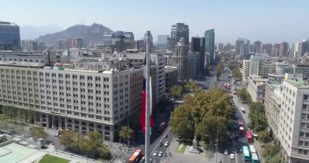 Vista Aérea Cidade Diurna — Vídeo de Stock