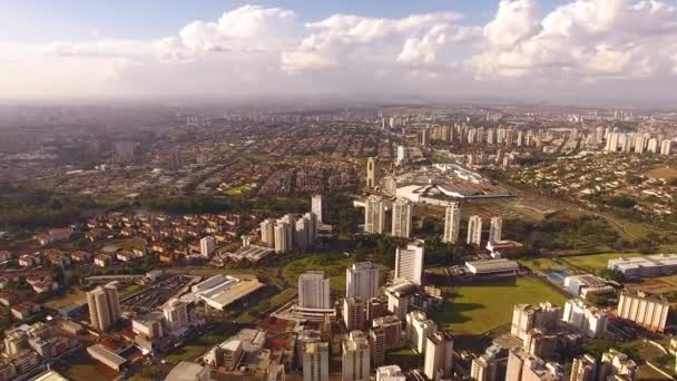 昼間都市の空中風景 — ストック動画